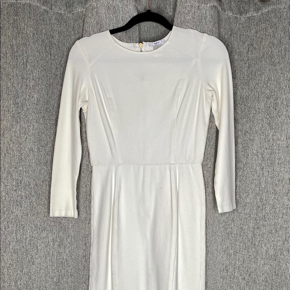 White cocktail dress